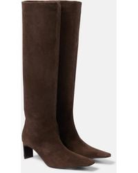 KHAITE - Bottes Ona 55 En Daim - Lyst