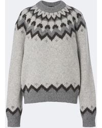 Nili Lotan - Alan Fair Isle Alpaca And Wool-Blend Sweater - Lyst