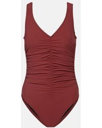 Karla Colletto - Basics Ruched Swimsuit - Lyst