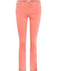 7 For All Mankind Cropped Jeans Pyper - Pink