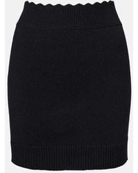 Chloé - Minirock Aus Wolle Und Kaschmir - Lyst