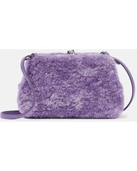 Jil Sander - Goji Micro Shearling Shoulder Bag - Lyst
