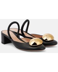 Gianvito Rossi - Sphera 45 Leather Pumps - Lyst