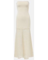 Posse - Romy Crochet-Trimmed Maxi Dress - Lyst