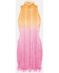 Roberta Einer - Abito Corto Angel Con Tulle - Lyst