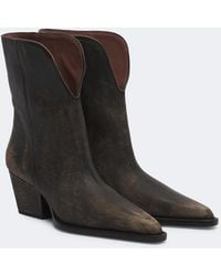 Paris Texas - Jane Leather Cowboy Boots - Lyst