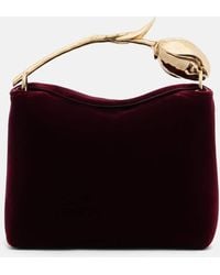 Erdem - Tote Bag Bloom Mini Aus Samt - Lyst