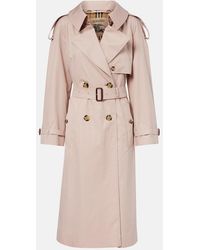 Burberry - Fitzrovia Cotton Gabardine Trench Coat - Lyst