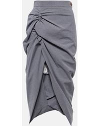 Vivienne Westwood - Falda de algodon a cuadros vichy - Lyst
