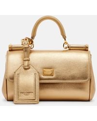 Dolce & Gabbana - My Sicily Metallic Leather Tote Bag - Lyst