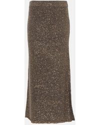 Altuzarra - Dione Sequin-embellished Midi Skirt - Lyst