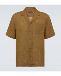 Frescobol Carioca - Angelo Linen Bowling Shirt - Lyst