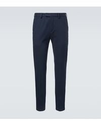 Thom Sweeney - Cotton Twill Slim Pants - Lyst