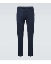 Thom Sweeney - Cotton Twill Slim Pants - Lyst