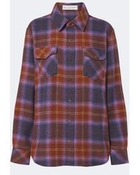 God's True Cashmere - Vulcan Tartan Cashmere Shirt With Tiger's Eye - Lyst