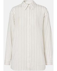 TOTEME - Striped Shirt - Lyst