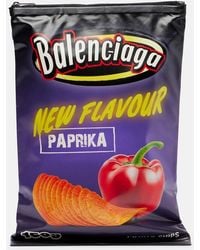 Balenciaga - Chips Leather Clutch - Lyst