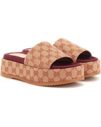 sandales plates gucci