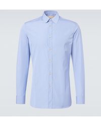 Valentino - Striped Cotton Shirt - Lyst