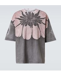 Dries Van Noten - T-Shirt Aus Baumwoll-Jersey - Lyst