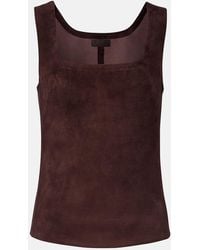 Stouls - Edie Suede Tank Top - Lyst