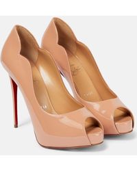 Christian Louboutin - Hot Chick Alta Patent Leather Pumps - Lyst