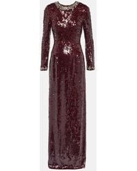 Erdem - Robe Yoanna Mit Pailletten - Lyst