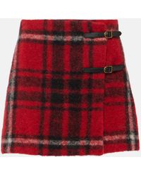 Polo Ralph Lauren - Plaid Wrap Skirt - Lyst
