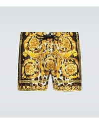 Versace - Badeshorts mit Baroque-Print - Lyst