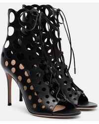 Gianvito Rossi - 95 Perforated Leather Pumps - Lyst