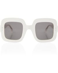 Isabel Marant Macy Square Sunglasses - White
