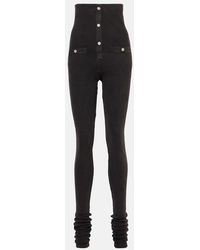 The Attico - Legging En Coton Melange - Lyst