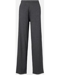 Extreme Cashmere - N°353 Relax Cotton-Blend Straight Pants - Lyst