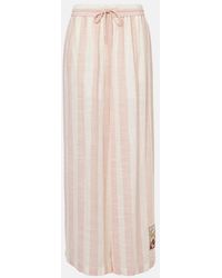 Zimmermann - Acacia Striped Wide-Leg Pants - Lyst