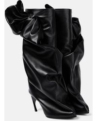 Alexander McQueen - Leather Knee-high Boots - Lyst