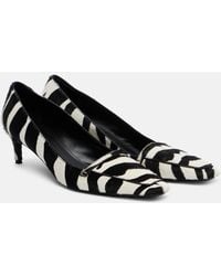 KHAITE - Celia 50 Zebra-Print Calf Hair Pumps - Lyst