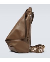 Loewe - Anton Sling Leather Shoulder Bag - Lyst