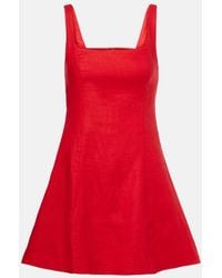 Faithfull the Brand - Felice Linen Minidress - Lyst