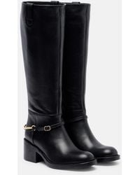 Chloé - Dakota Leather Knee-High Boots - Lyst