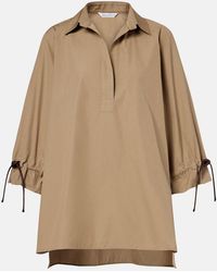Max Mara - Adorni Cotton Poplin Shirt - Lyst