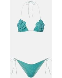 Oséree - Lumiere Floral-Applique Bikini - Lyst
