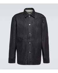 Jil Sander - Camisa En Denim - Lyst