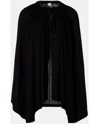 TOTEME - Capa De Jersey De Lana Y Seda - Lyst