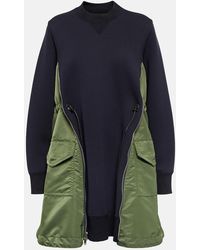 Sacai - Cotton Minidress - Lyst