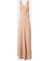 Loro Piana - Callie Linen Crepe Maxi Dress - Lyst