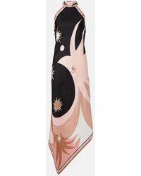 PUCCI - Vestido Largo Stella En Sarga De Seda - Lyst