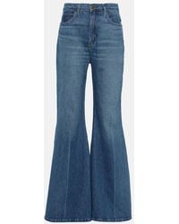 FRAME - The Extreme Flare High-Rise Flared Jeans - Lyst
