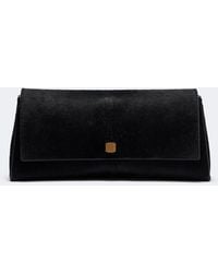 KHAITE - Audrey Medium Calf Hair Clutch - Lyst