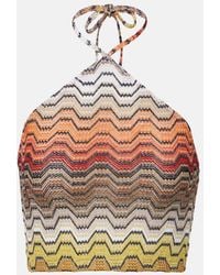 Missoni - Wave Halterneck Lame Top - Lyst