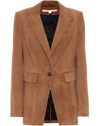 Veronica Beard Blazer Long And Lean Dickey en daim - Marron